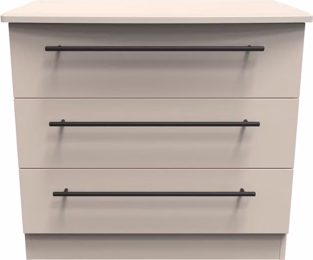 2 U Howard 3 Drawer Chest in Taupe Beige