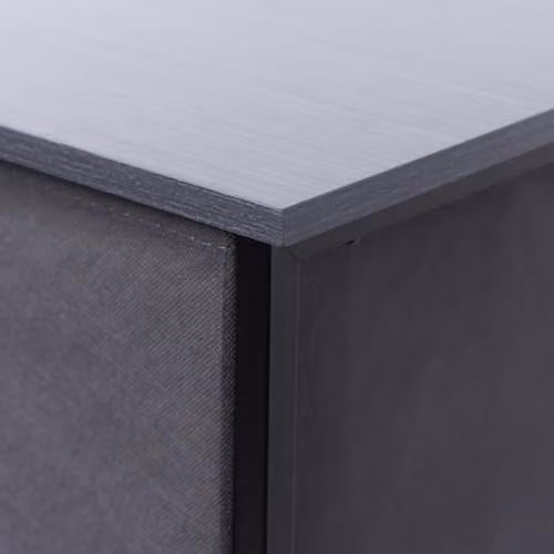 OHS 4 Drawer Fabric Storage Cabinet in Grey – 3
