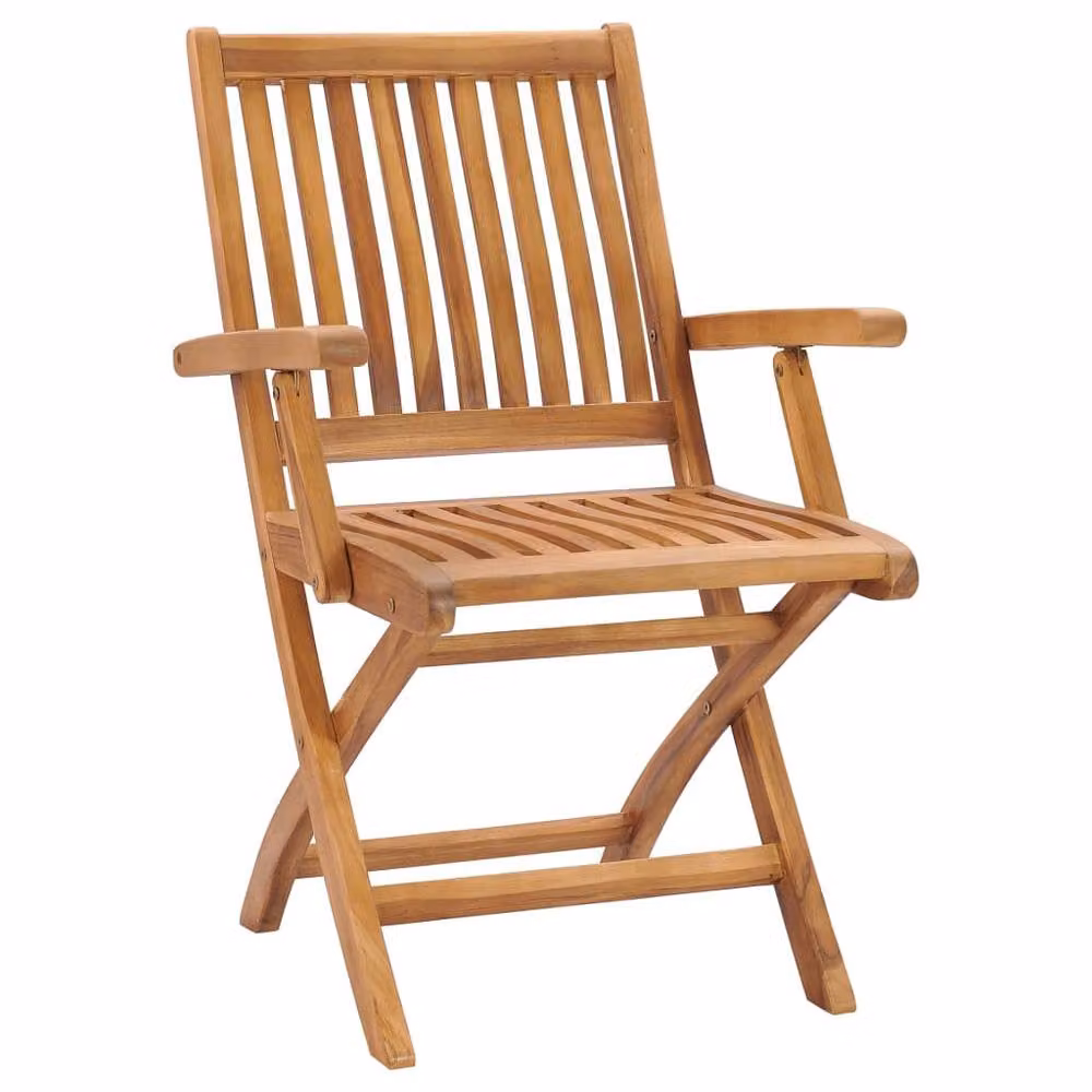 Berkfield Home Beautiful 7 Piece Garden Dining Set in Brown Solid Teak Wood