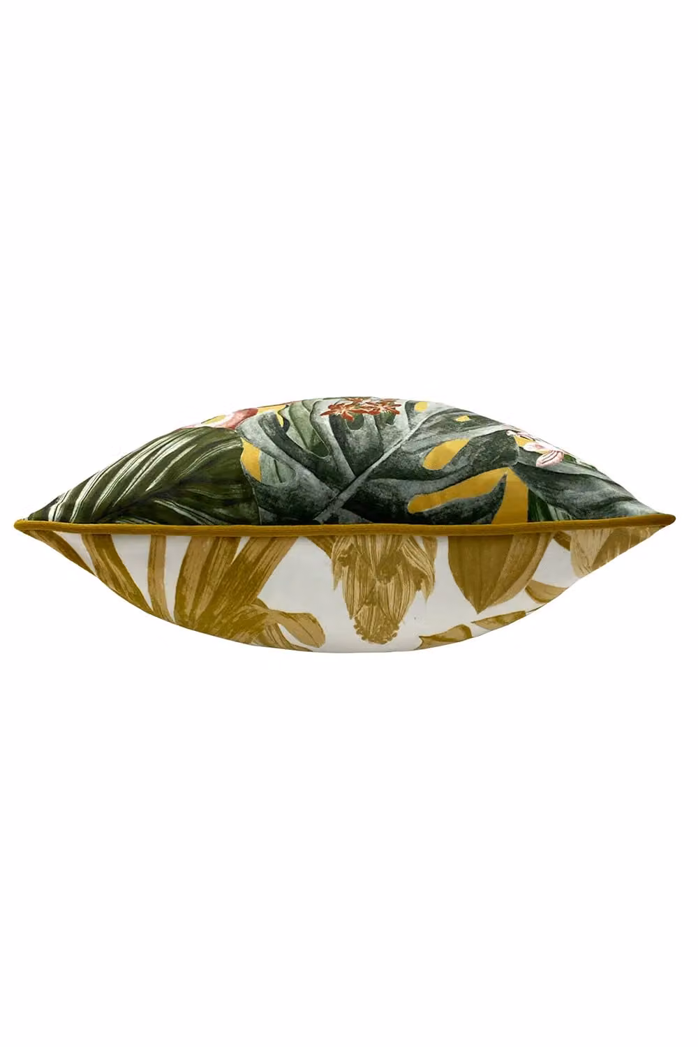 Riva Home Mediterranean Floral Square Cushion in Yellow, W/D/H: 43 x 43 x 43 cm – 2