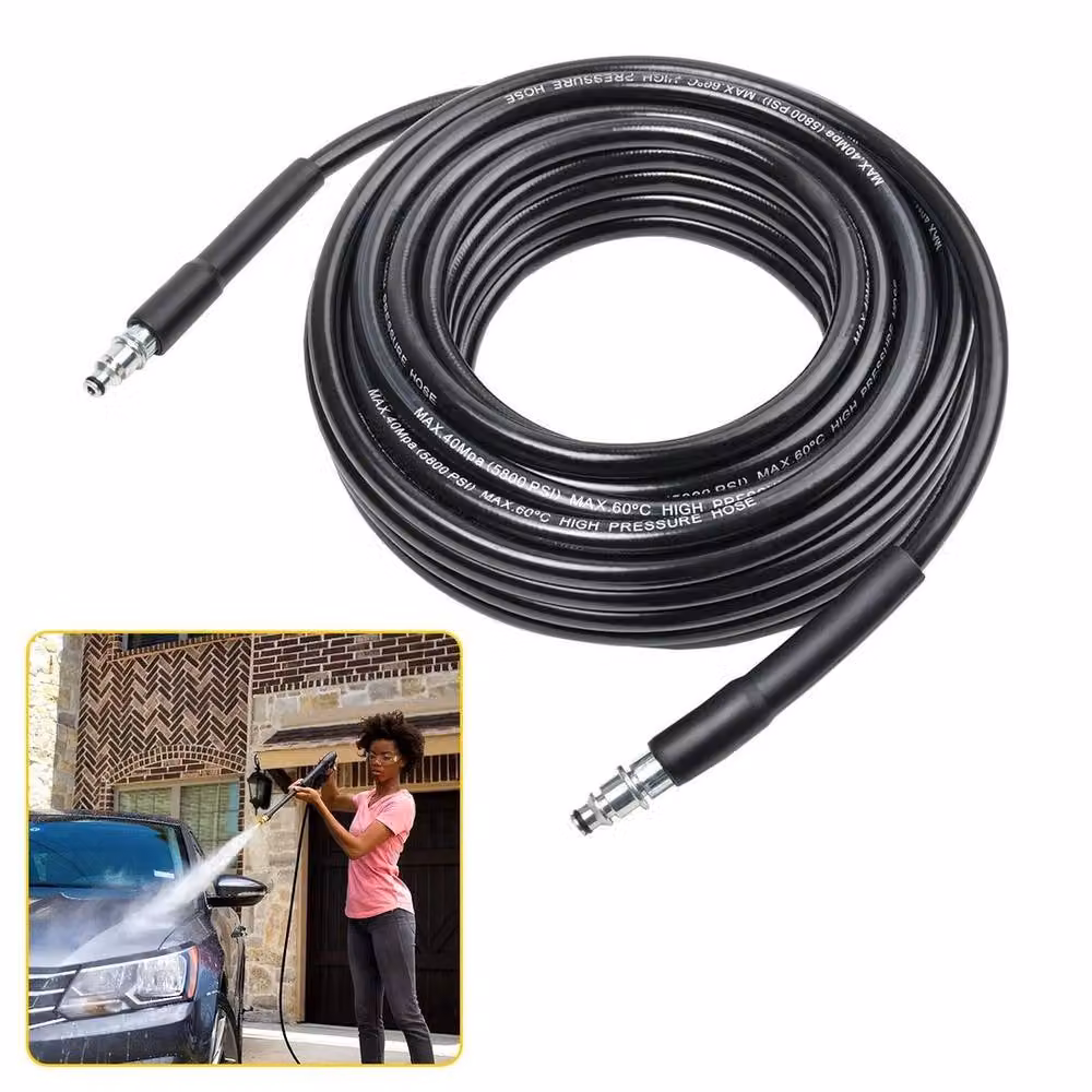 Bosch AQT Pressure Washer Replacement Hose, Black, 15m – 2