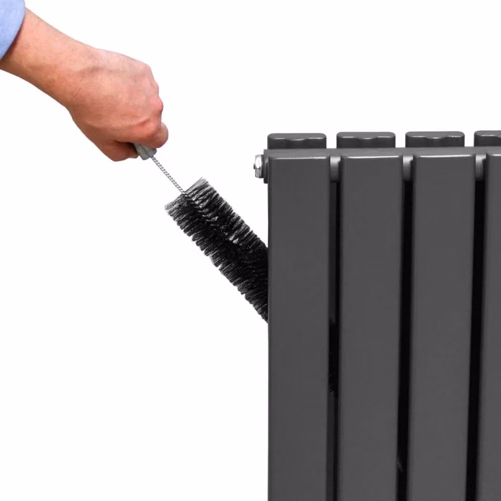 Monstershop Designer Flat Panel Steel Radiator in Anthracite Grey, W: 60.0 cm, H: 70.0 cm – 4