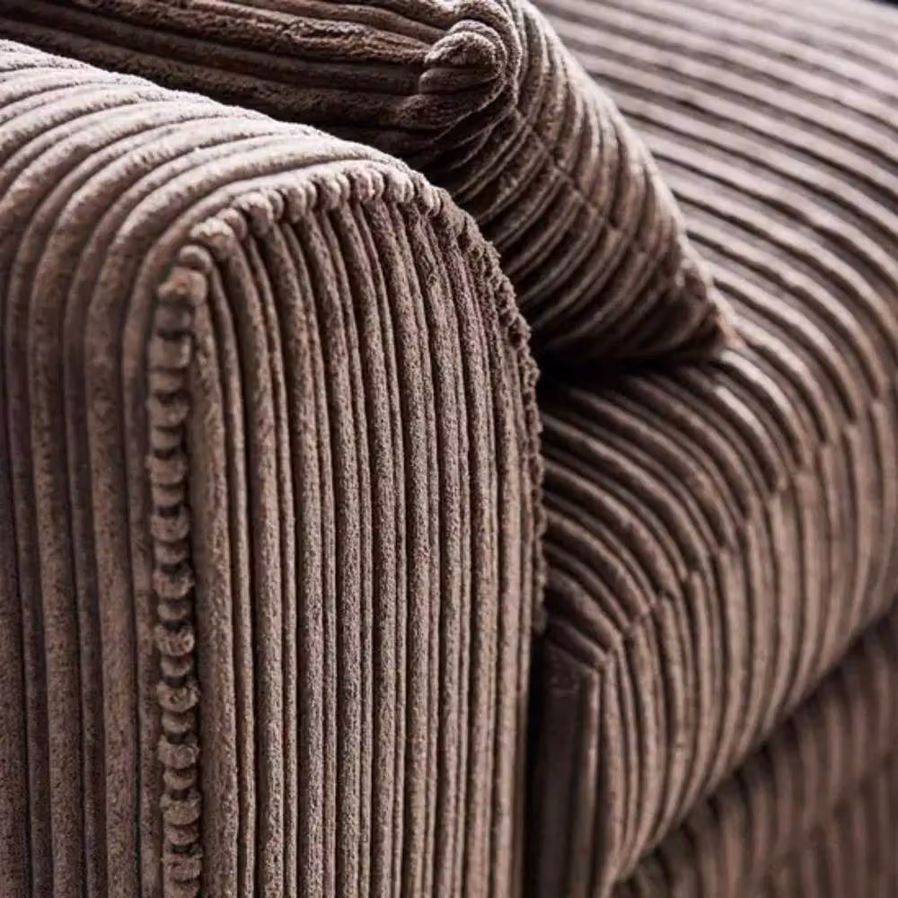 Snug Furniture Birmingham Ltd Camden Left Hand Corner Sofa Set in Chocolate Brown Jumbo Cord – 3