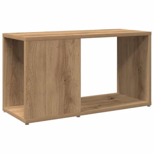 vidaXL Modern TV Cabinet in Artisan Oak Brown, W: 60 cm, D: 24 cm, H: 32 cm – 1