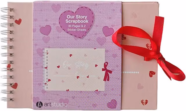 Art Studio Our Story Scrapbook in Pink