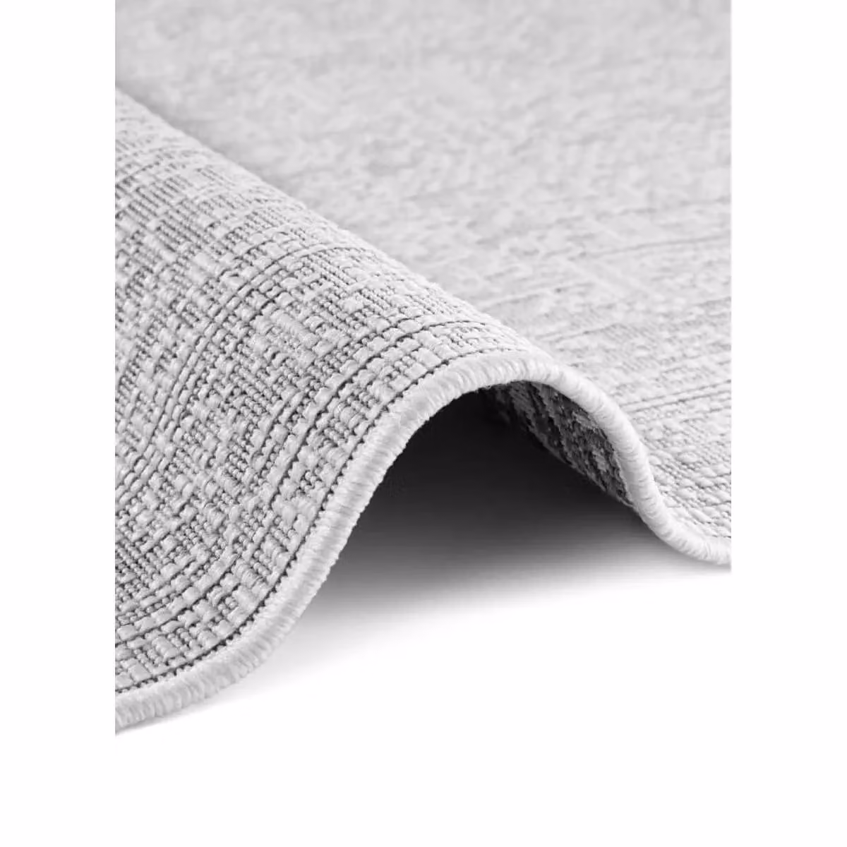 THE RUGS Kona Reversible Indoor Outdoor Flat Woven Polypropylene Low Pile Rug in White, W/D: 120 x 170 cm – 2