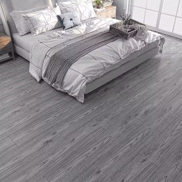 Ventryn Self Adhesive Wood Effect Vinyl Floor Tiles in Grey
