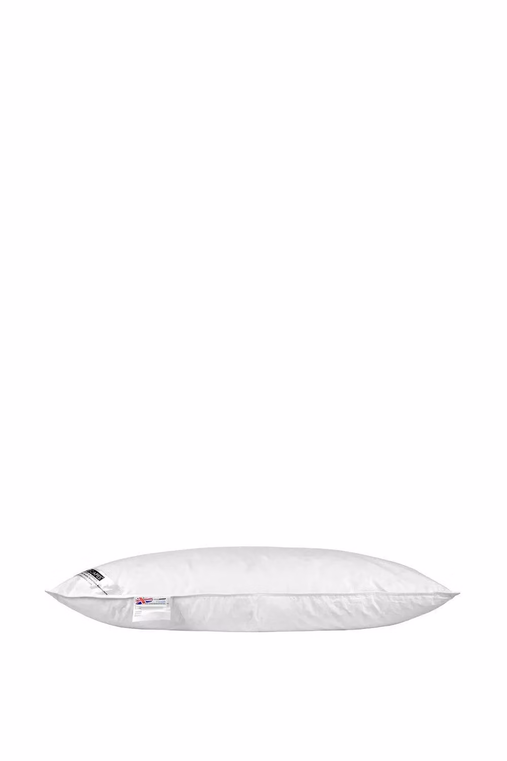 Homescapes Luxury White Goose Down Pillow with 100% Cotton Casing, Hypoallergenic and Breathable – 3