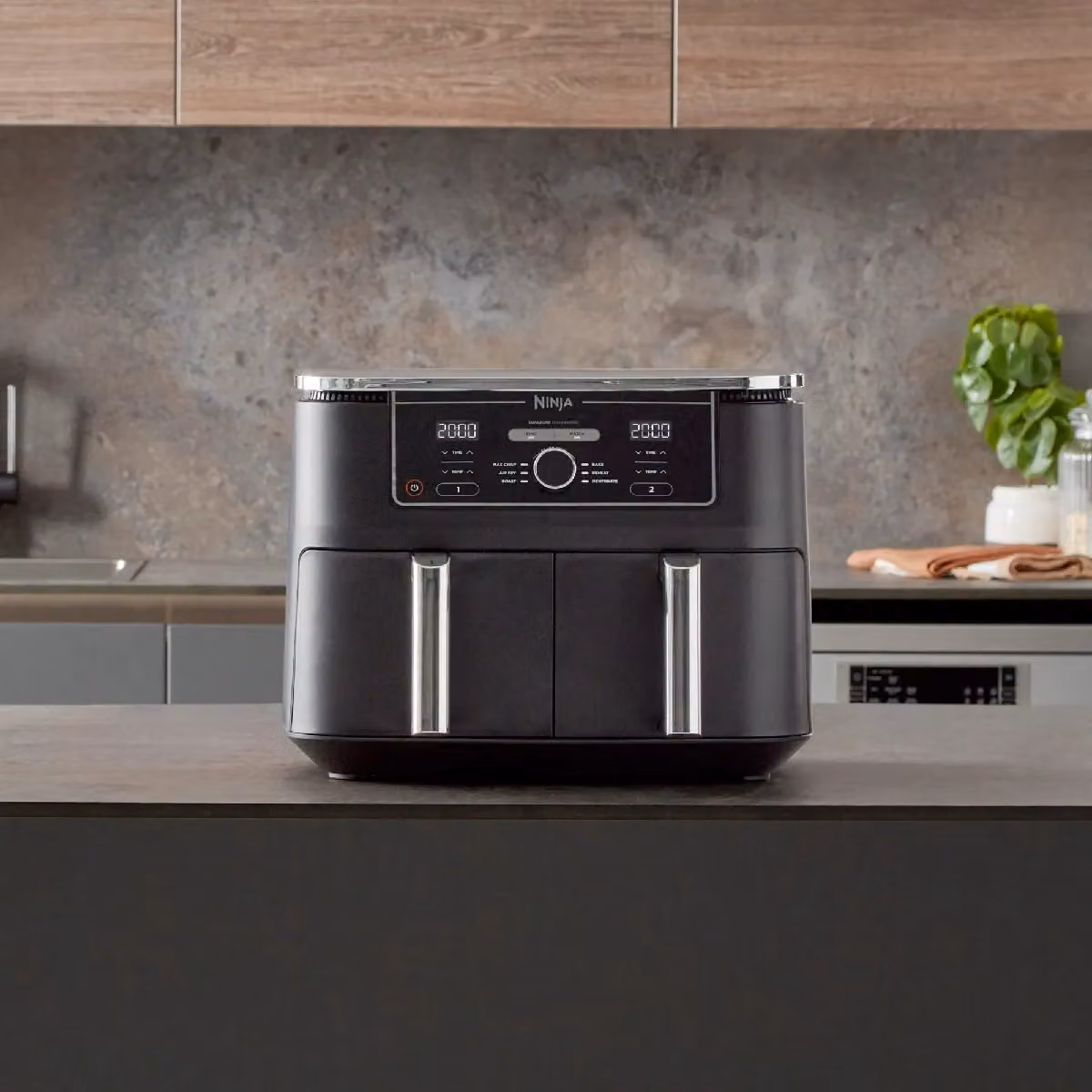 Ninja Foodi MAX Dual Zone Air Fryer 9.5L AF400UK in Grey and Black – 2