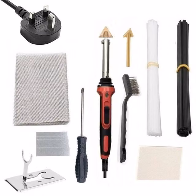 FLAVORA Plastic Welding Soldering Iron Kit in Red