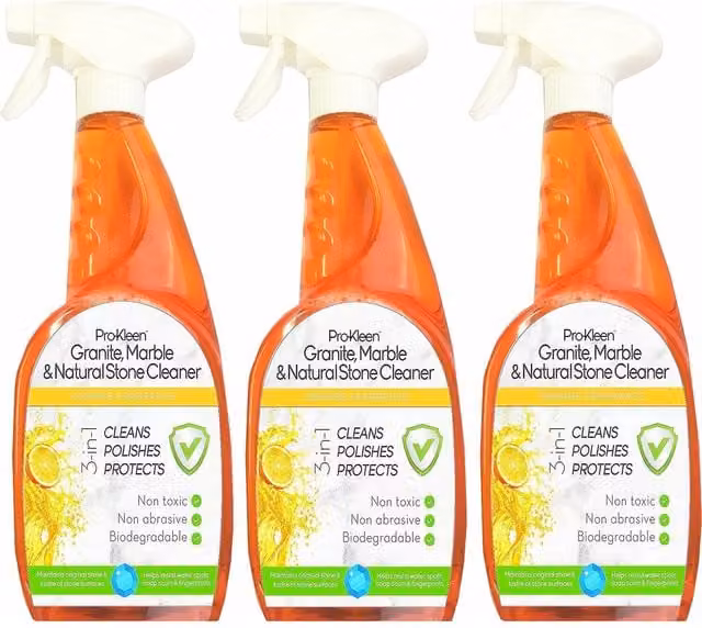 Pro-Kleen Granite, Marble and Natural Stone Cleaner Spray, Orange