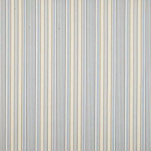 Clarke & Clarke Belle Blue Striped Cotton Fabric Panel