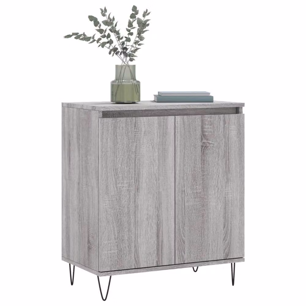 Berkfield Home Grey Sonoma Sideboard in Engineered Wood W/D/H: 60 x 35 x 70 cm – 2
