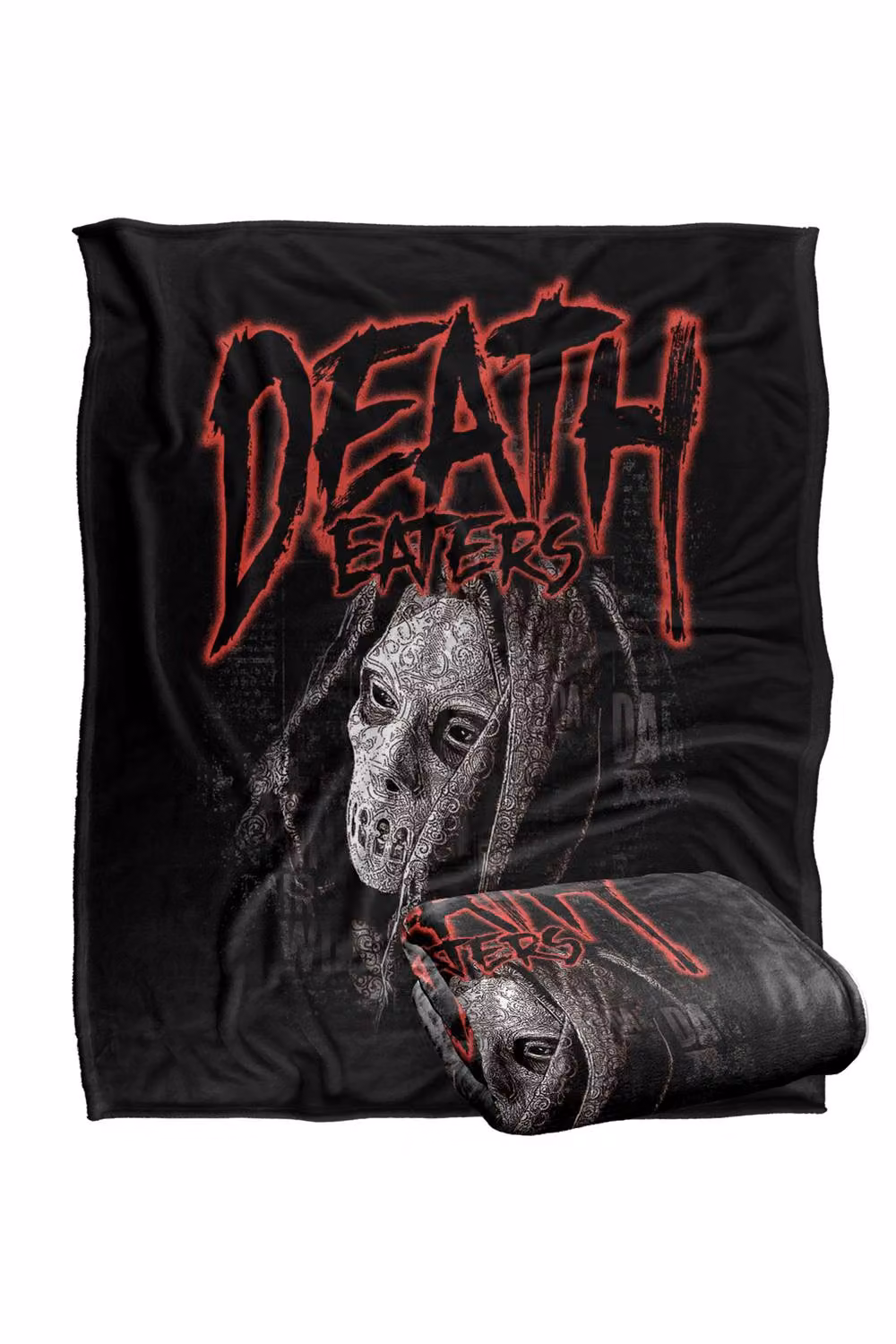 LOGOVISION Harry Potter Death Eaters Mono Face Super Soft Fleece Throw Blanket, Multicolour, W: 152 cm, D: 127 cm – 7