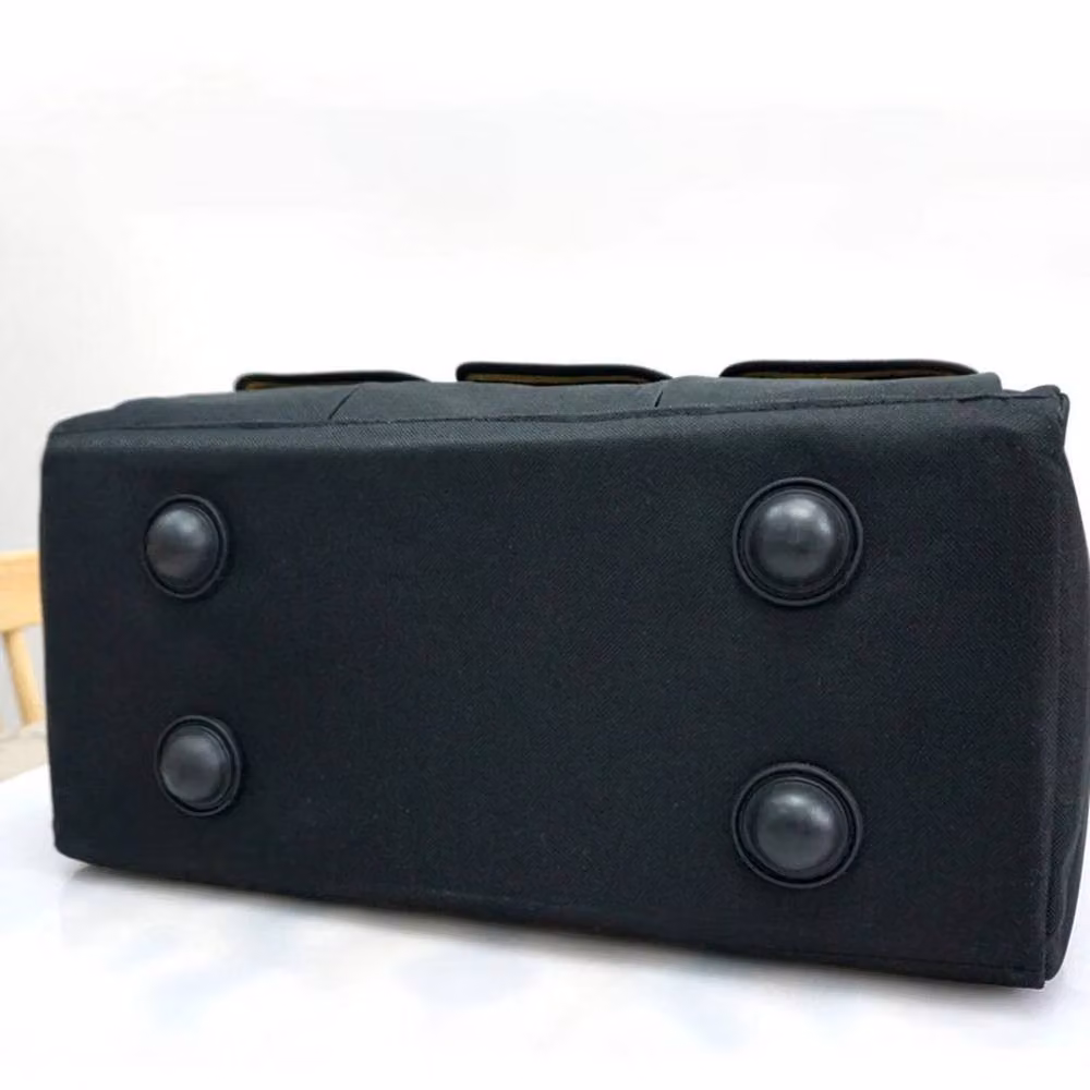 Kelvenix 20 inch Multi Pocket Tool Bag with Hard Base in Black, W: 52 cm, H: 29 cm, D: 3 cm – 3