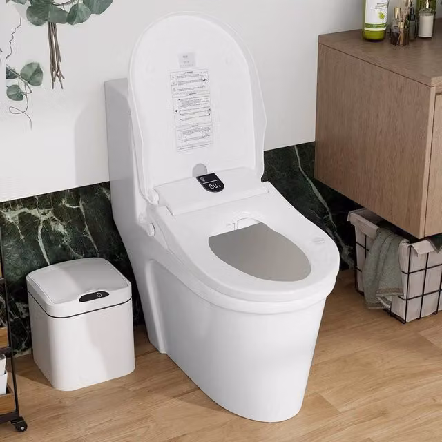 FORGEVIO Smart Electric Oval Bidet Toilet Seat in White, W: 180 cm