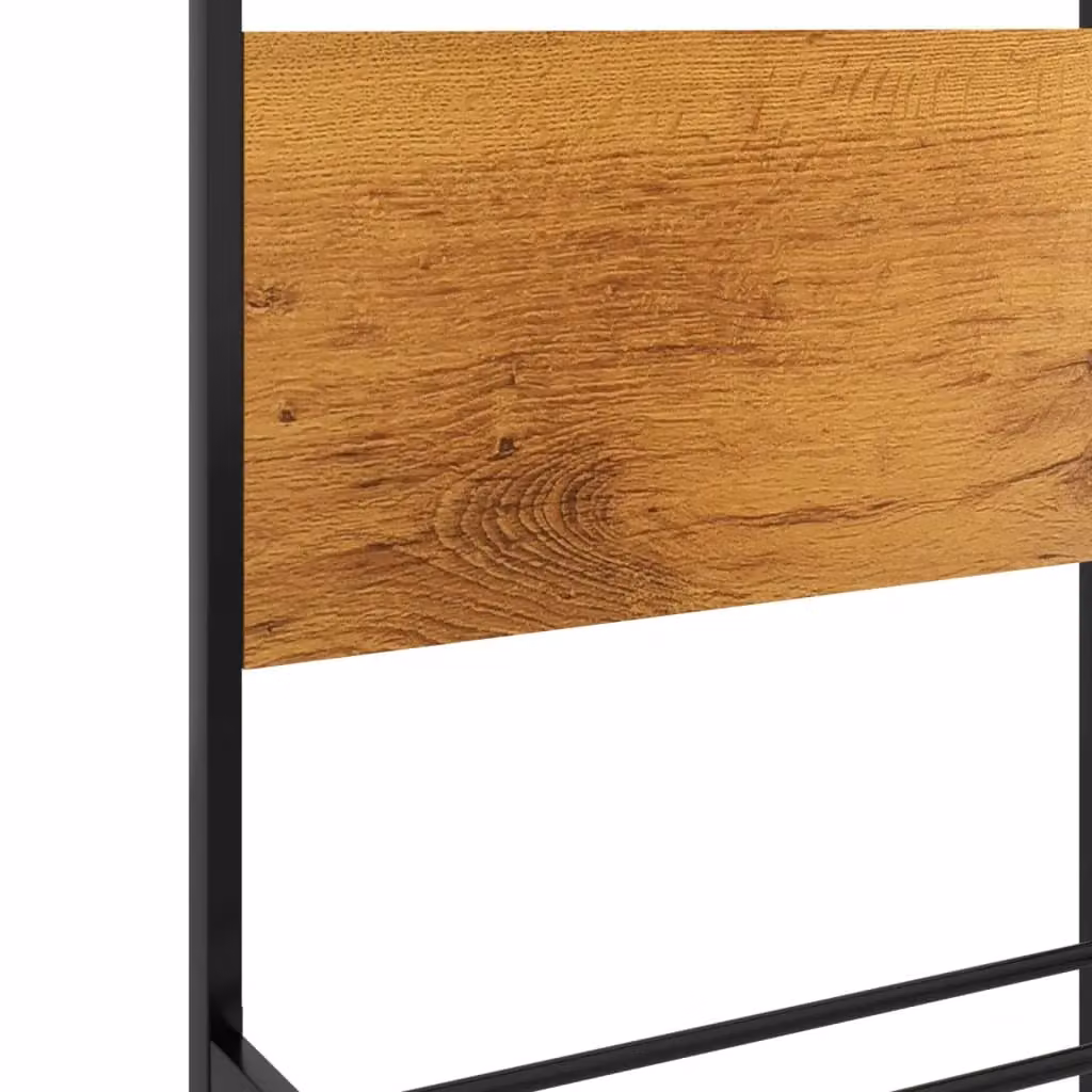 Berkfield Home Metal Bed Frame in Black, W/D/H: 140 x 200 cm – 3