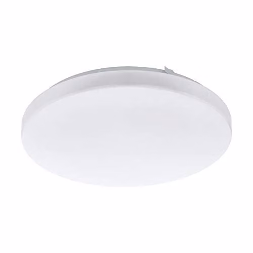 Loops Modern White LED Wall and Ceiling Light with Plastic and Metal Shade