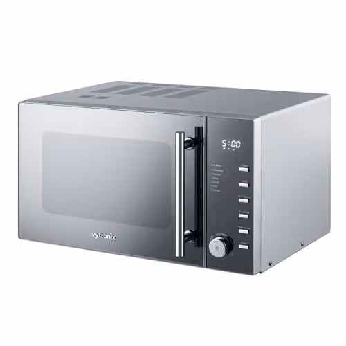 Vytronix VY-C900M 900W Digital Solo Microwave Oven in Silver with 25L Capacity – 1