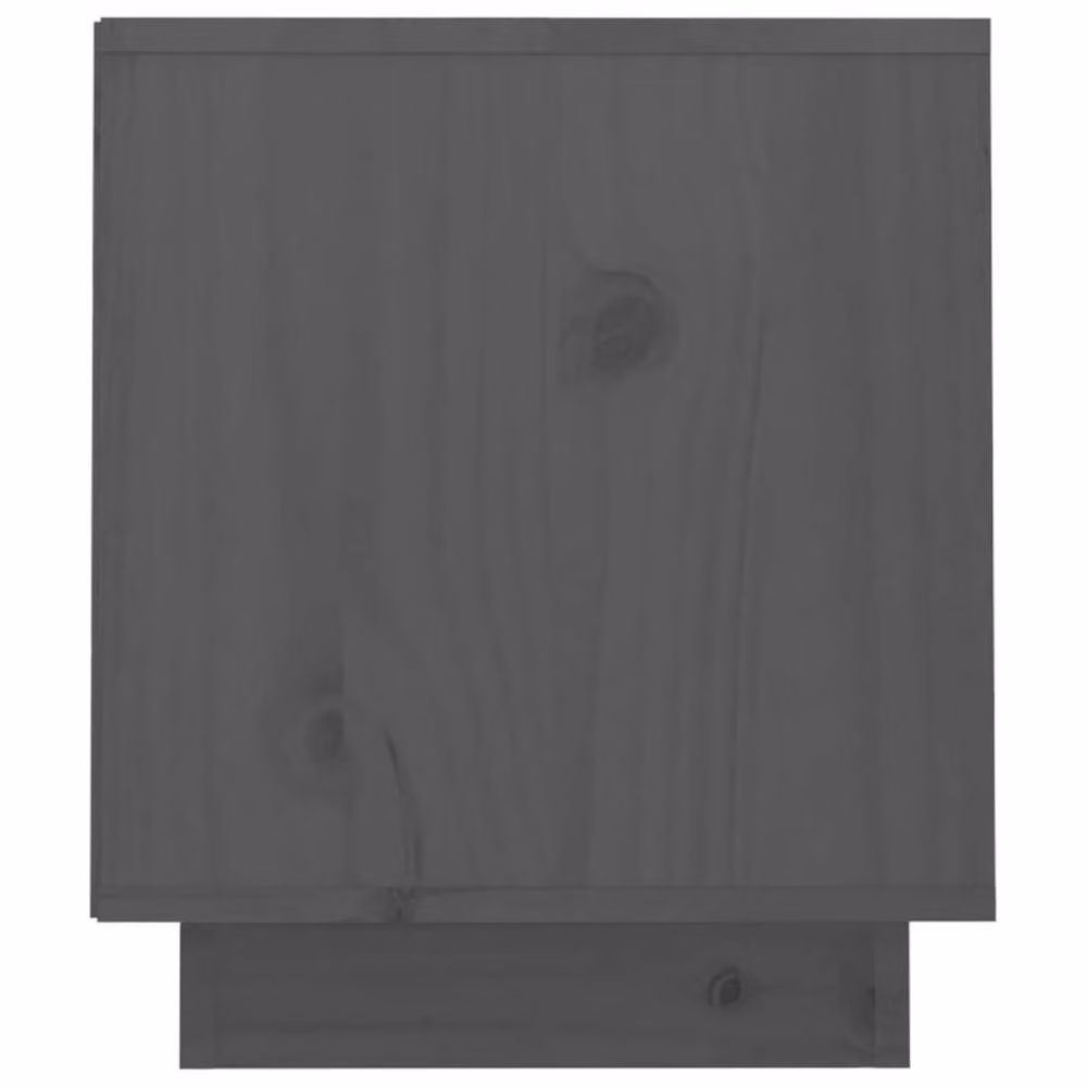Berkfield Home Grey Solid Wood Pine TV Cabinet W/D/H: 70 x 34 x 40 cm – 4