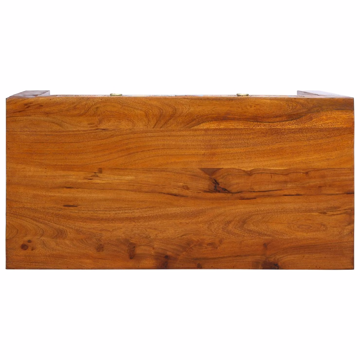 Berkfield Home Rustic Rectangular Writing Desk in Brown Solid Sheesham Wood – 3