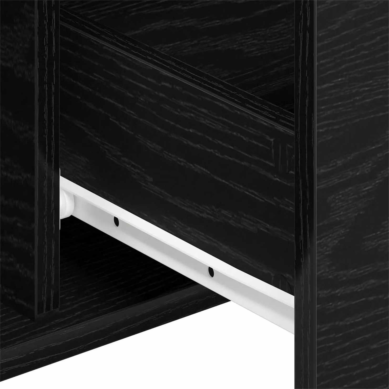 Berkfield Home Black Oak Sideboard, W/D/H: 104 x 35 x 70 cm – 5