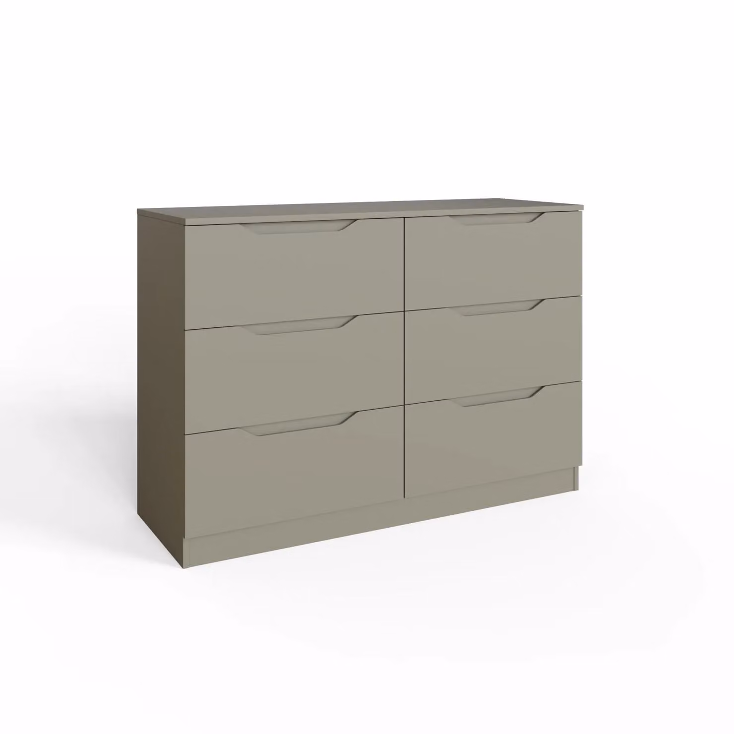 FWStyle Luno 6 Drawer Chest of Drawers in Ash Green – 2