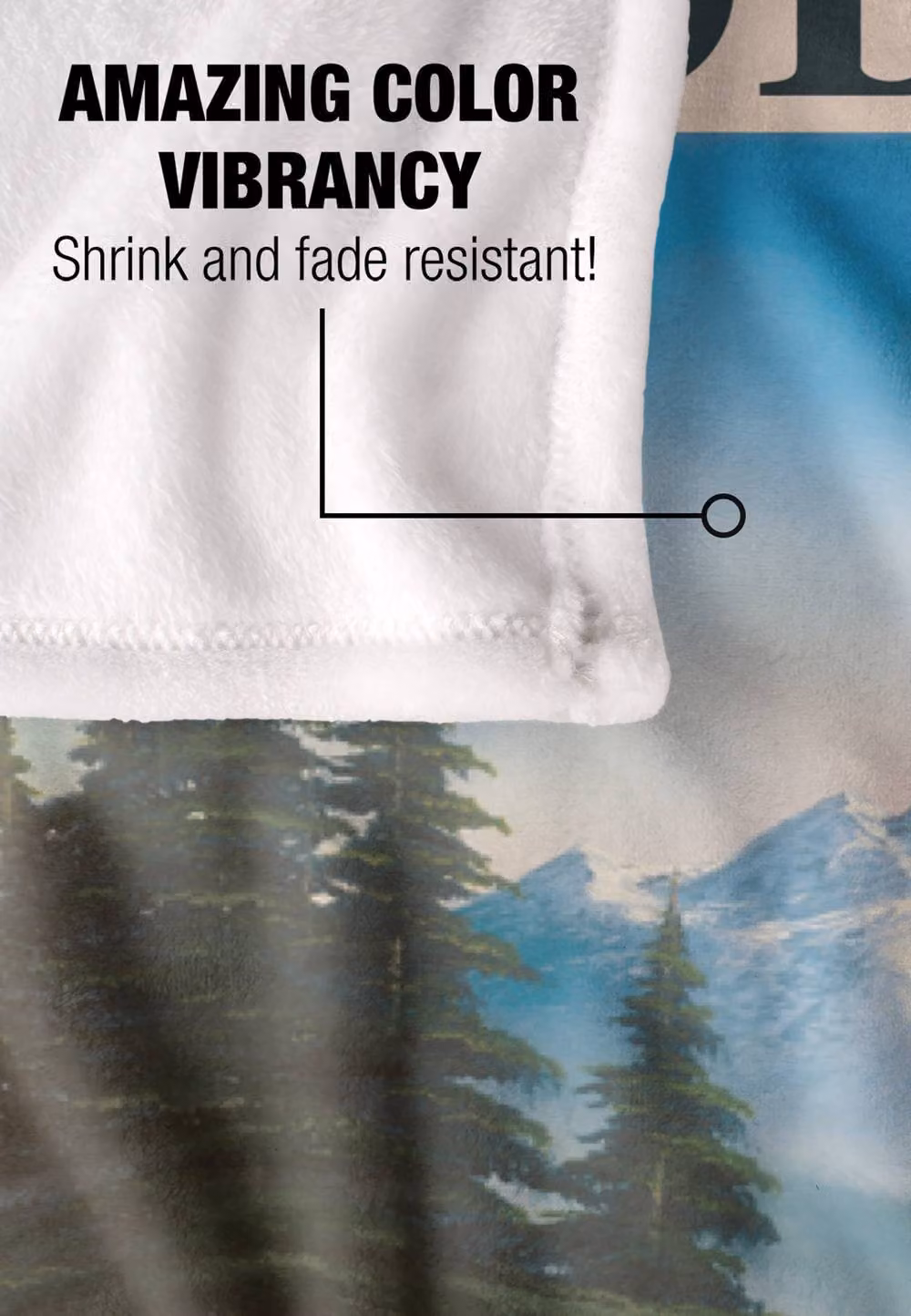 Bob Ross Pastel Skies Silky Touch Super Soft Fluffy Throw Blanket, Multicolour, Extra Large – 3