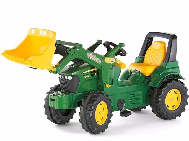 John Deere 7930 Green Pedal Vehicle Tractor with Frontloader