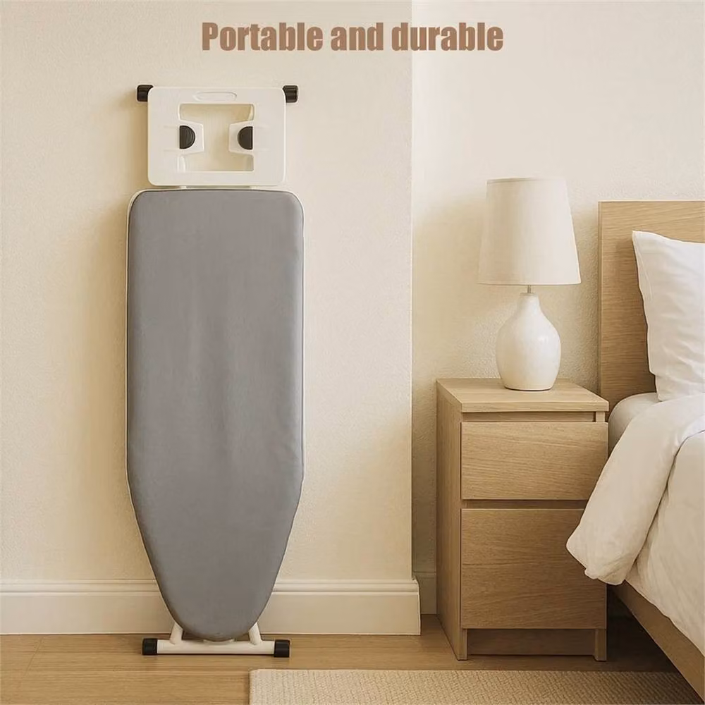 VOGREX Grey Height Adjustable Ironing Board with Non-Slip Rubber Feet – 3