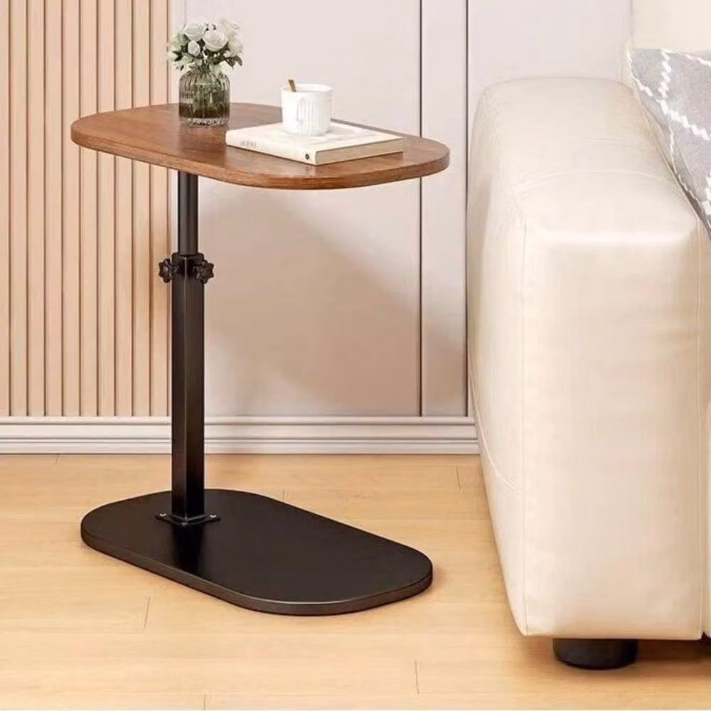 Havendro Adjustable C-Shaped Side Table in Brown – 2