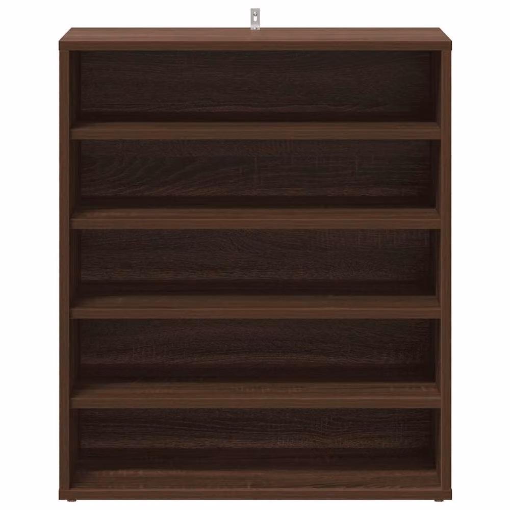 Berkfield Home Modern Shoe Cabinet in Brown Oak, W/D/H: 60 x 35 x 70 cm – 4