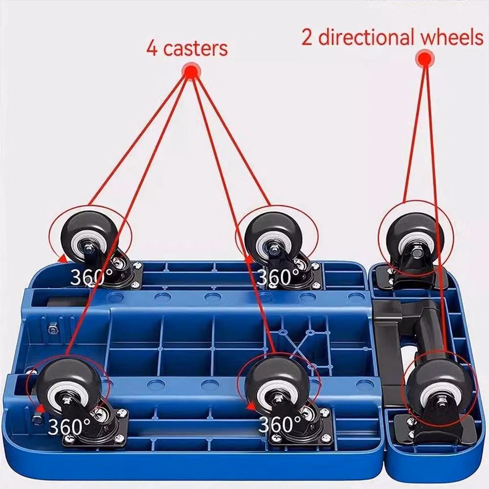 Havendro Hand Truck Dolly Cart Luggage Sack Barrow Trolley in Blue – 6