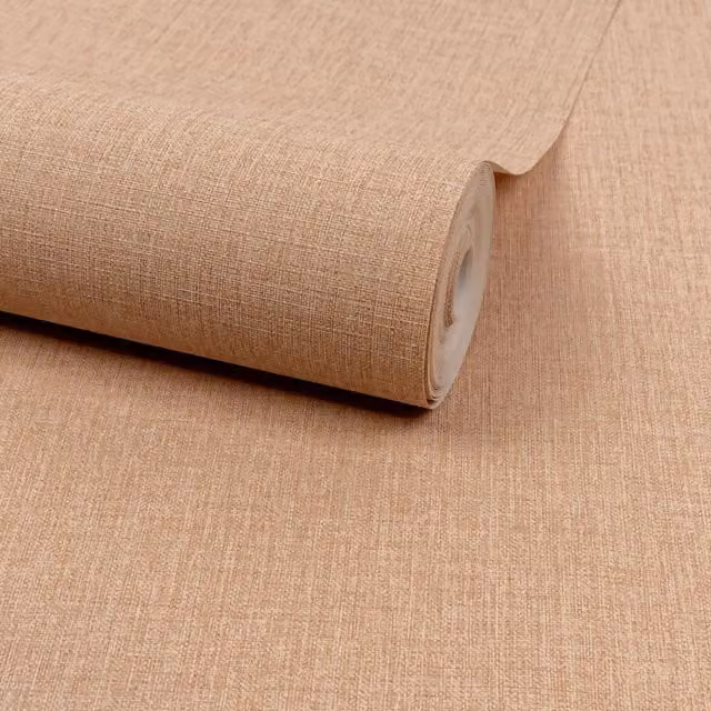 Grandeco Trente Wallpaper in Coral Rust Orange