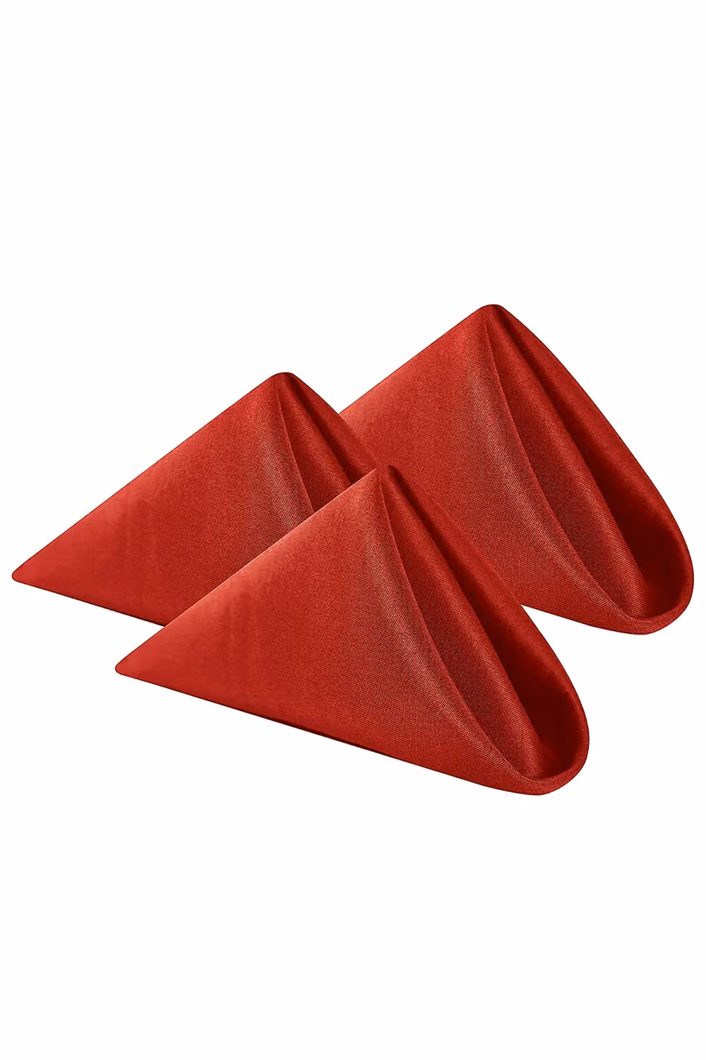 Neel Blue Reusable Polyester Table Napkins in Red, W/D/H: 50 x 50 x 0.3 cm – 4