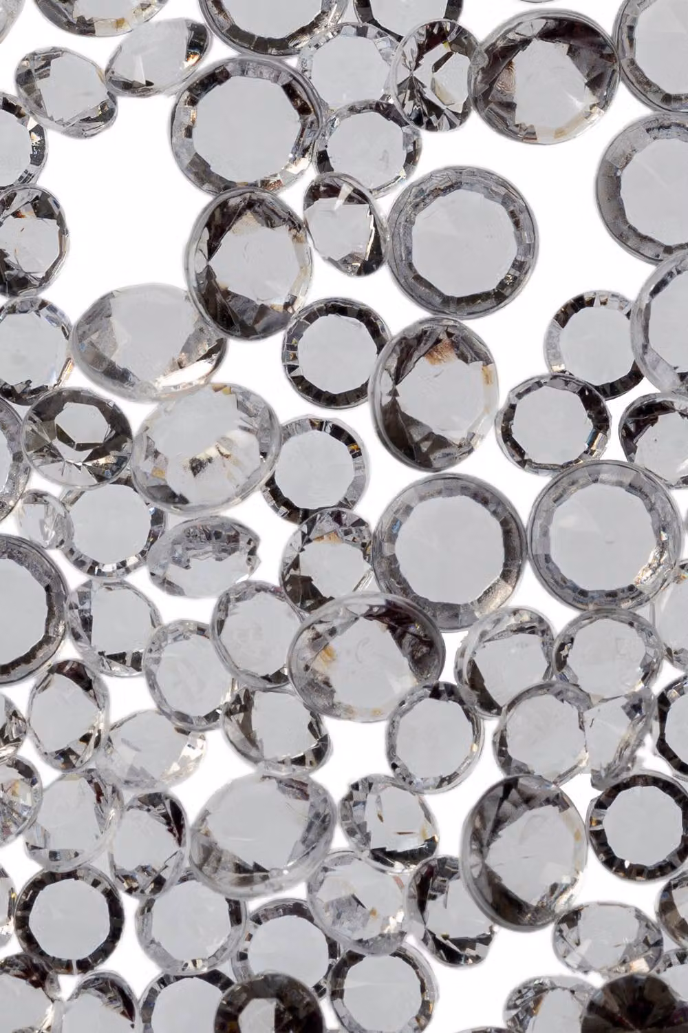 Neel Blue Transparent Acrylic Rhinestone Table Confetti, 2000 Pieces Round Table Scatters – 3