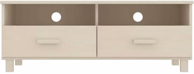 Berkfield Home HAMAR TV Cabinet in Honey Brown and Light Sand, Solid Pine Wood, W/D/H: 106 x 40 x 40 cm – 1