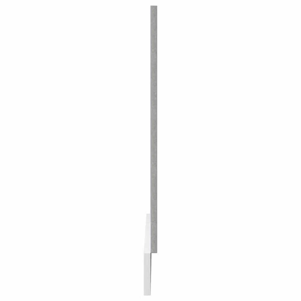 Berkfield Home Dishwasher Panel in Concrete Grey, W/D/H: 45 x 3 x 67 cm – 2