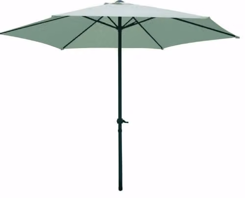 Redwood Leisure 2.7m Wind Up Parasol with Aluminium Shaft in Beige