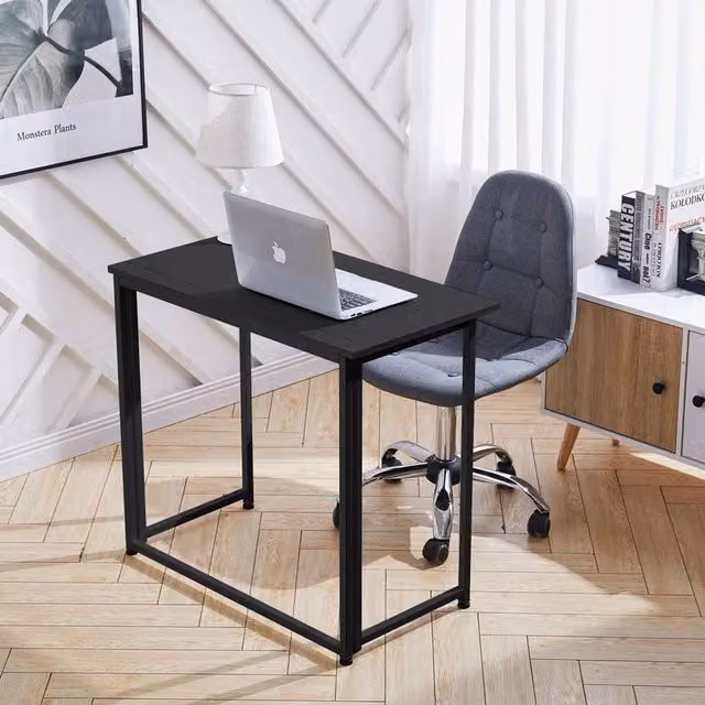 EONLION Black Metal Folding Writing Desk – 1