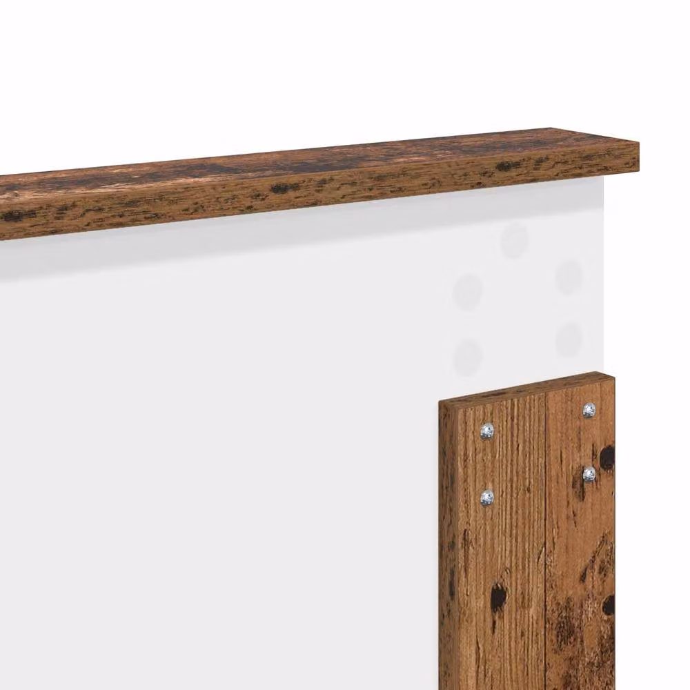 Berkfield Home Bed Frame with Headboard in Brown Solid Pine Wood, W/D/H: 120 x 200 cm – 6
