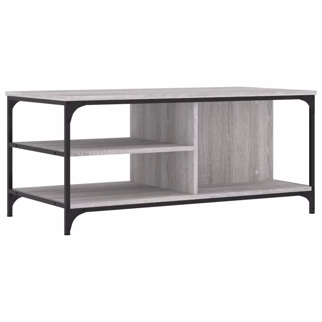 Berkfield Home Grey Sonoma Coffee Table, W: 100 cm, D: 50 cm, H: 45 cm – 2