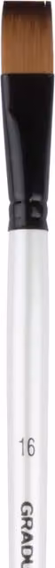 Daler-Rowney Graduate Synthetic Bright Long Handle Brush, Size 16, Multicolour