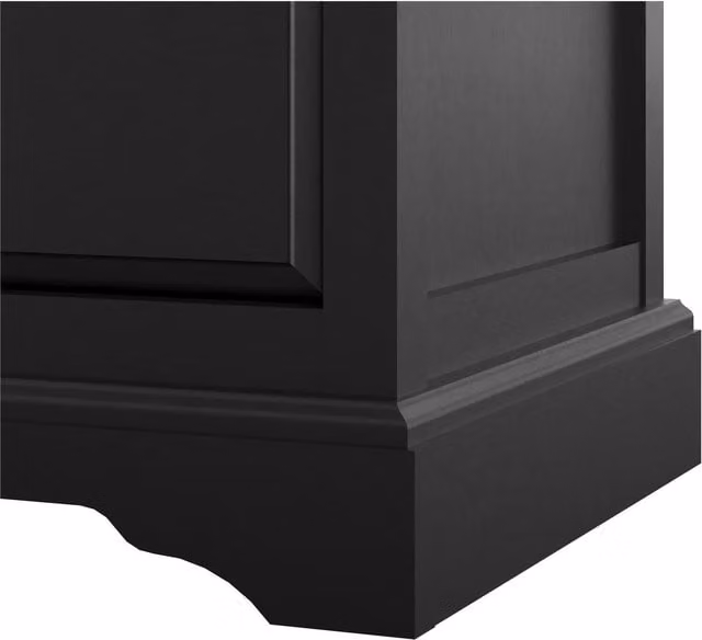 Ameriwood Home Bristol 5 Drawer Dresser in Black