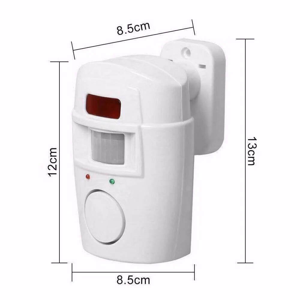 NESTLUNE Wireless Home Alarm Alert Security System in White