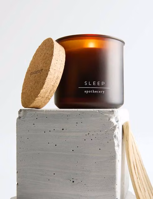 Apothecary Sleep Refillable Amber Candle