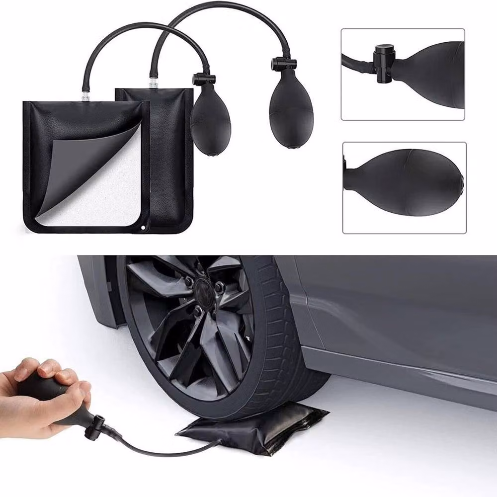 NESTLUNE 24-Piece Multicolour Stainless Steel Vehicle Emergency Window and Car Door Opening Tool Set – 3