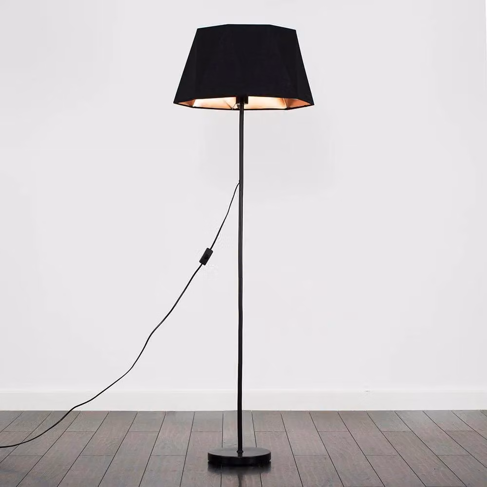 ValueLights Charlie Modern Black and Copper Metal Floor Lamp – 2