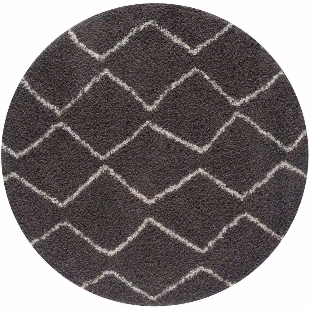 THE RUGS Moroccan Design Rectangular Rug in Grey and White, W/D/H: 80 x 300 cm – 7