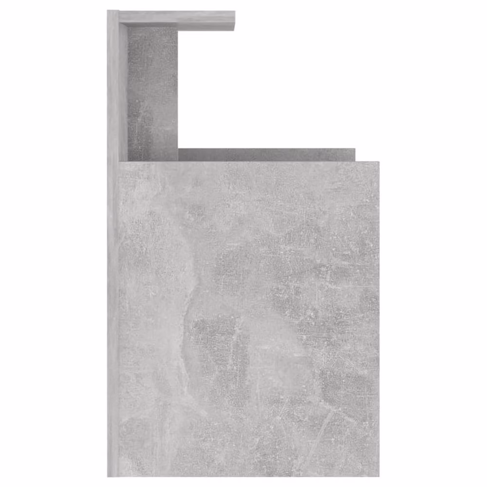 Berkfield Home Bed Cabinet in Concrete Grey, W/D/H: 40 x 35 x 60 cm – 2